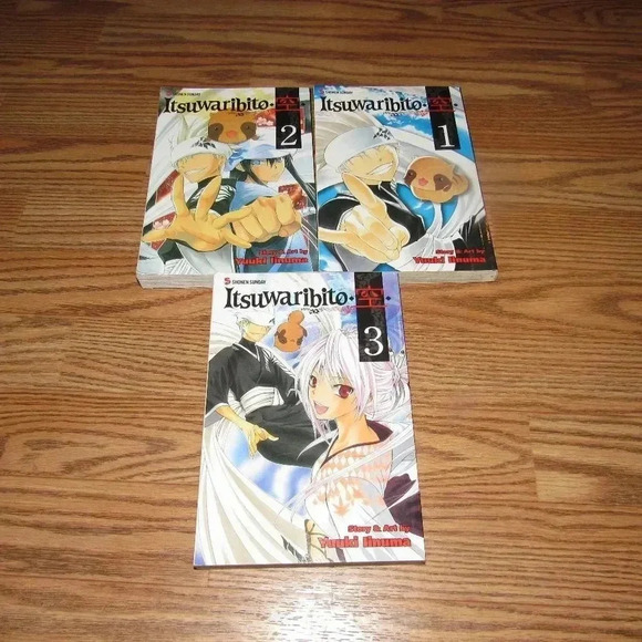 Yuuki Linuma ITSUWARIBITO Set 3 books~Manga - Picture 1 of 3